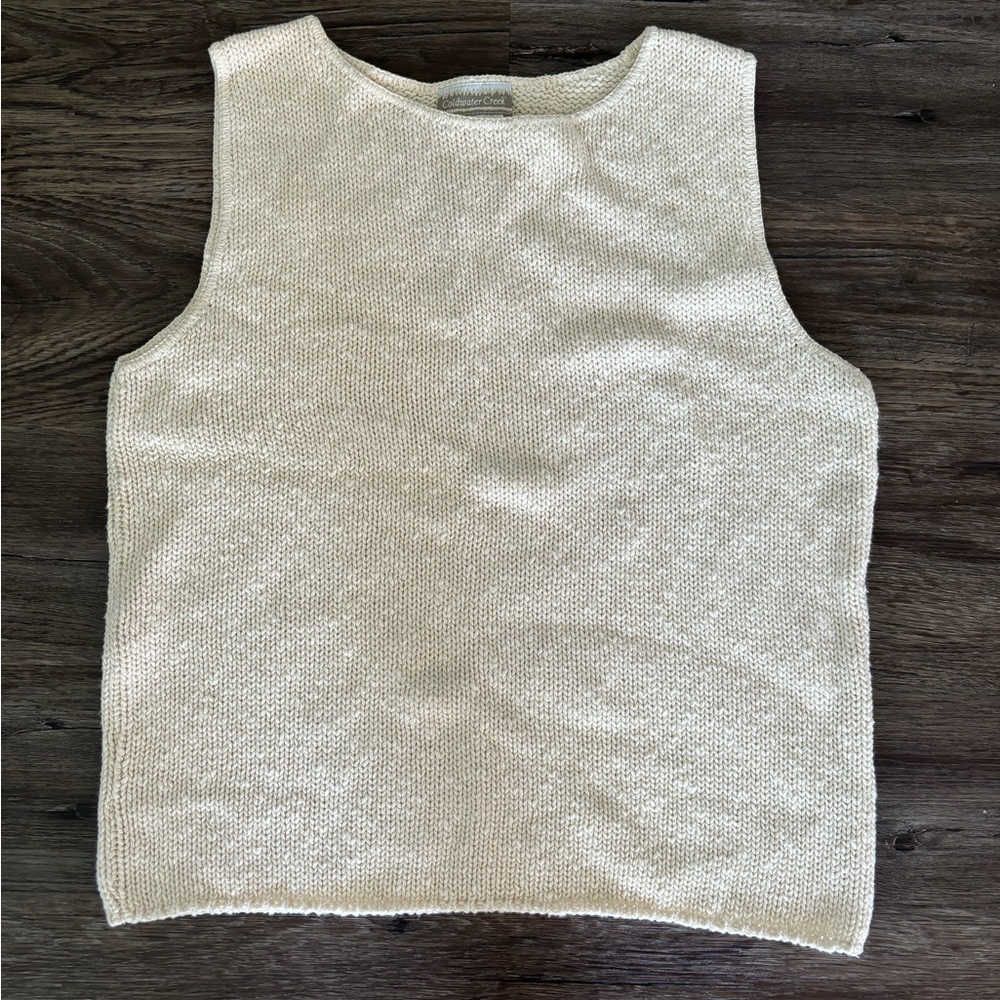 Coldwater Creek Vintage Sweater Tank